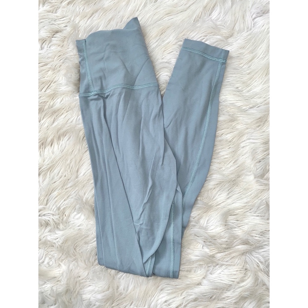 Lululemon Align leggings size 4 color stone/blue Length 28